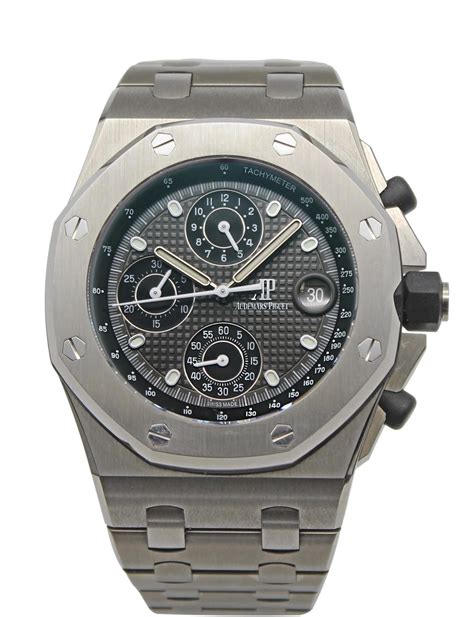 audemars piguet chronograph white|Audemars Piguet price list.